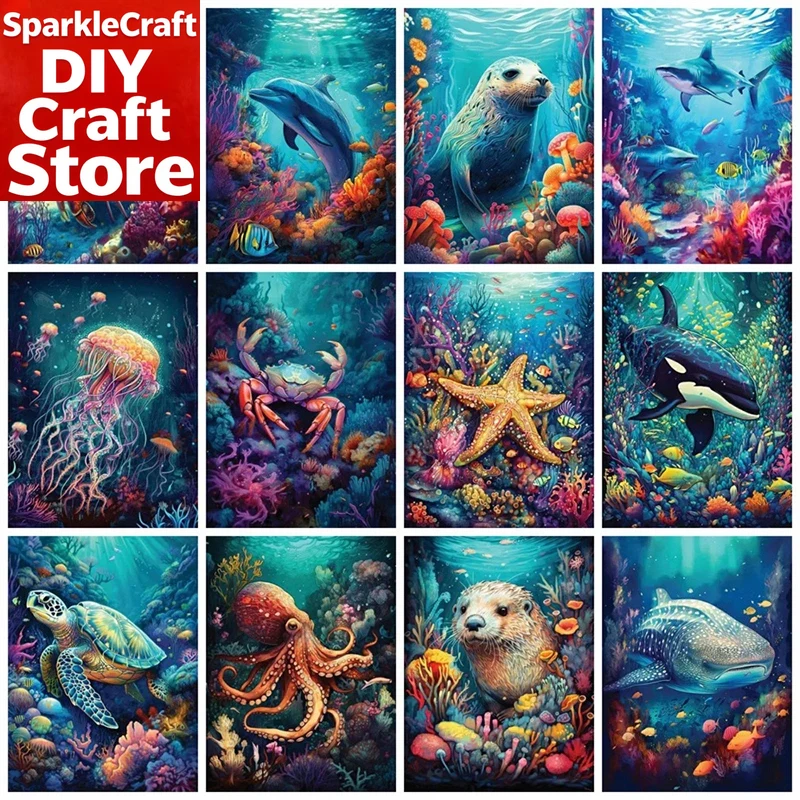 Embroidery Room - Kit di pittura con diamanti quadrati