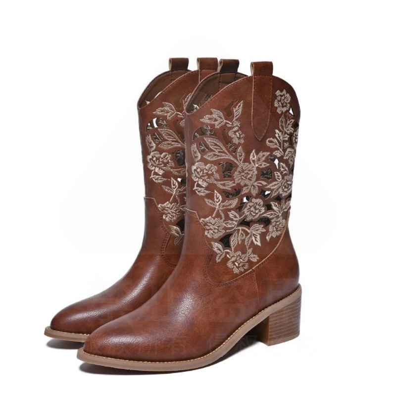 Embroidery Designer - Scarpe Retrò da Donna, Stivali da