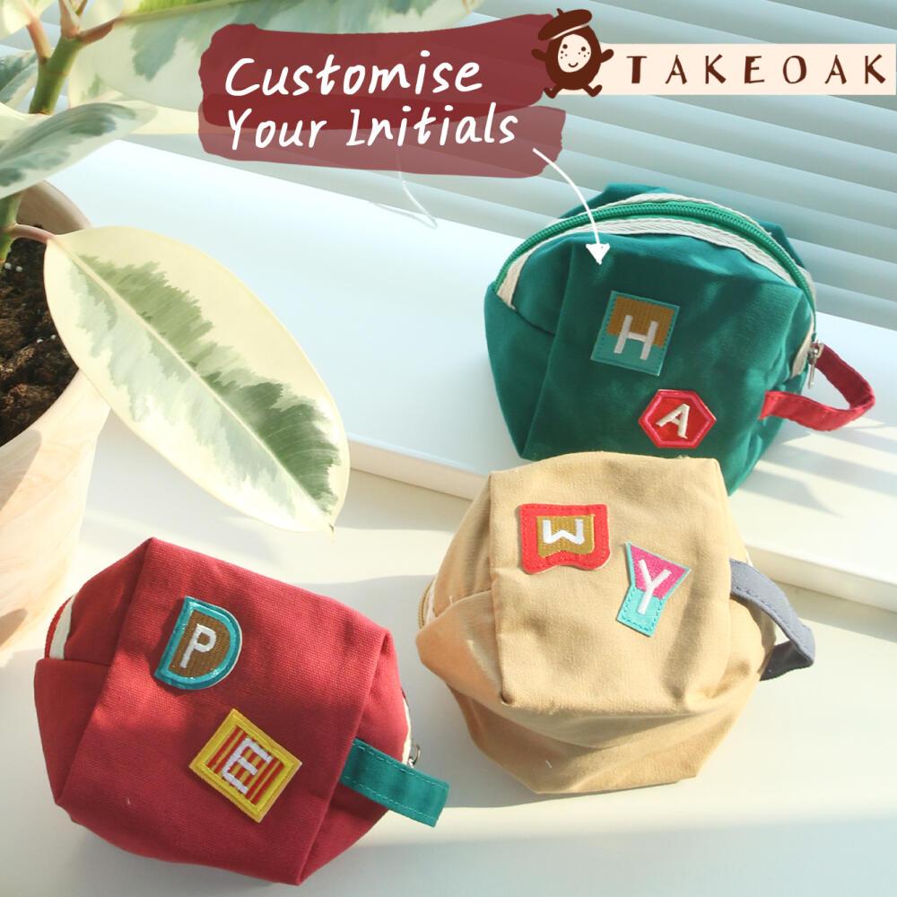 Embroidery Alphabet - Pochette in Tela Personalizzata con Doppia