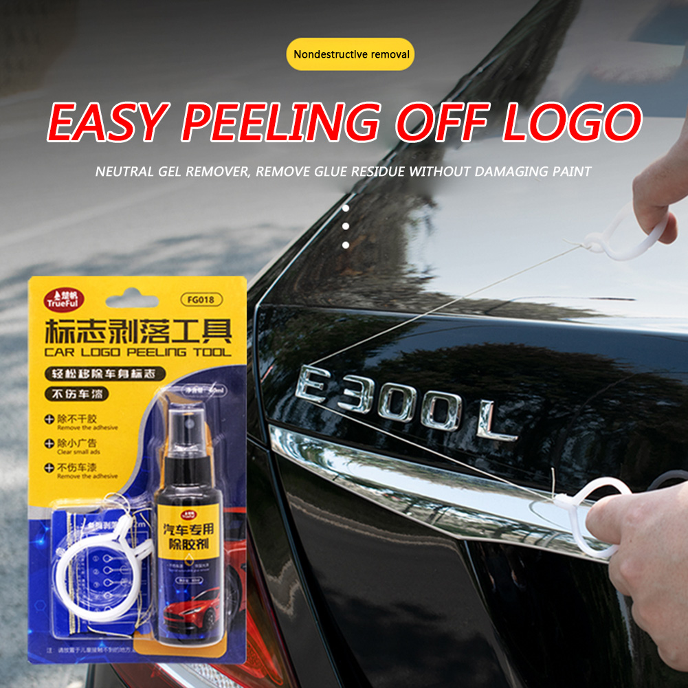 Embroidery Alphabet - Kit di rimozione del Logo dell'auto
