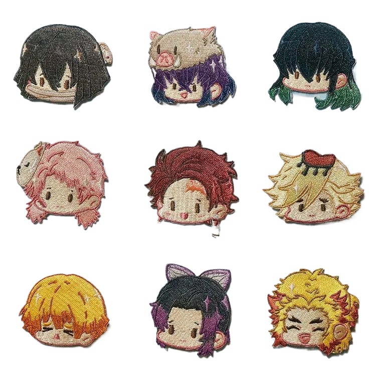 Embroidery Patches - Toppa Ricamata Demon Slayer da Stirare