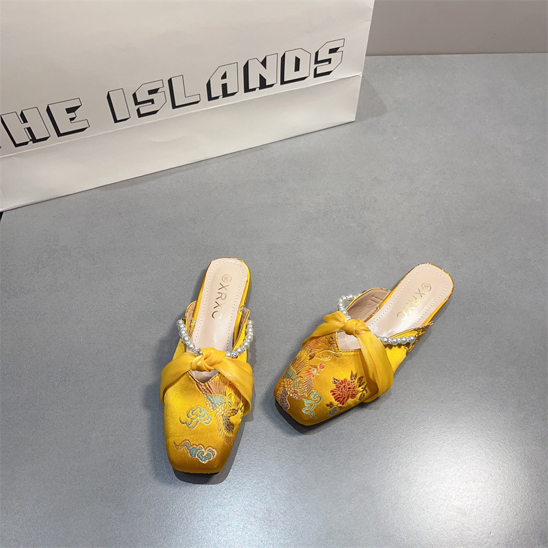 Embroidery Designer - Scarpe da Donna alla Moda, Ciabatte