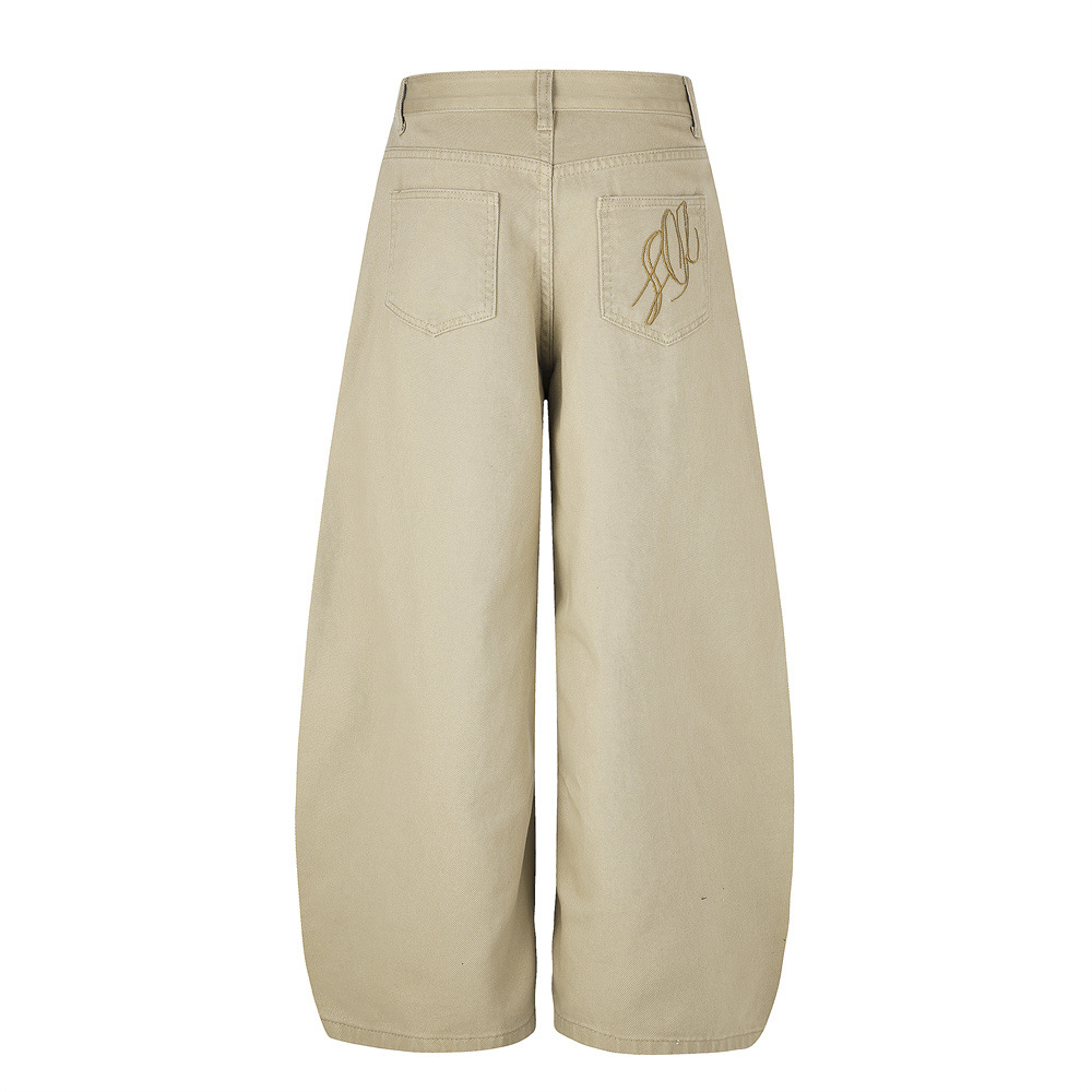 MWJLPWQ Pantaloni a gamba curv - Embroidery Unique Design recensione e prezzo