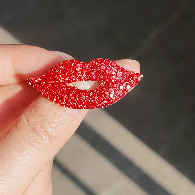 Pieno di spille a forma di lab - Embroidery Lips recensione e prezzo