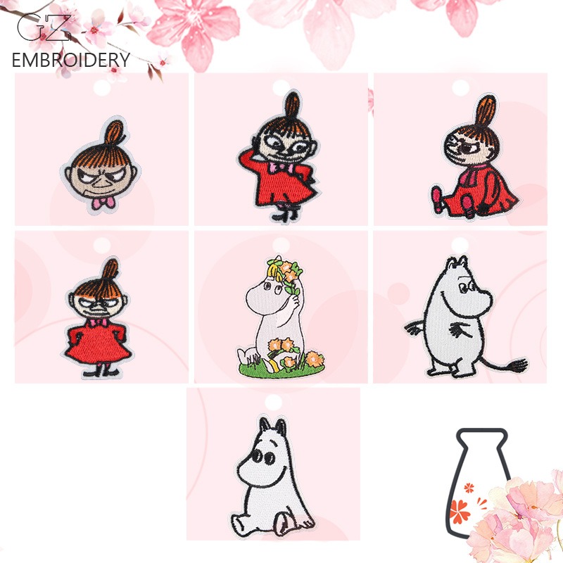 Toppe Ricamate Moomin Cartone  - Embroidery Patches recensione e prezzo