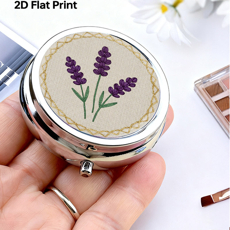 Portapillole Rotondo in Metall - Embroidery Unique Design recensione e prezzo