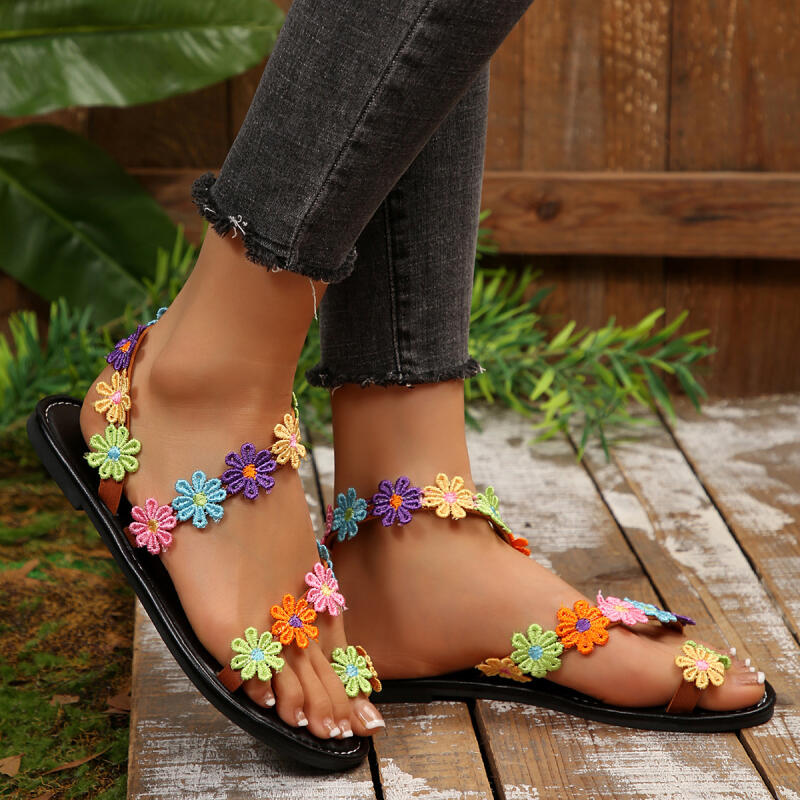 Sandali Donna Bohemien con Ric - Embroidery Designer recensione e prezzo