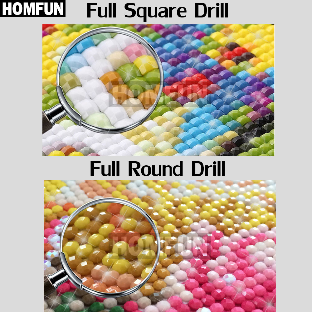 HOMFUN Ricamo pieno di diamant - Embroidery Roll Pattern recensione e prezzo