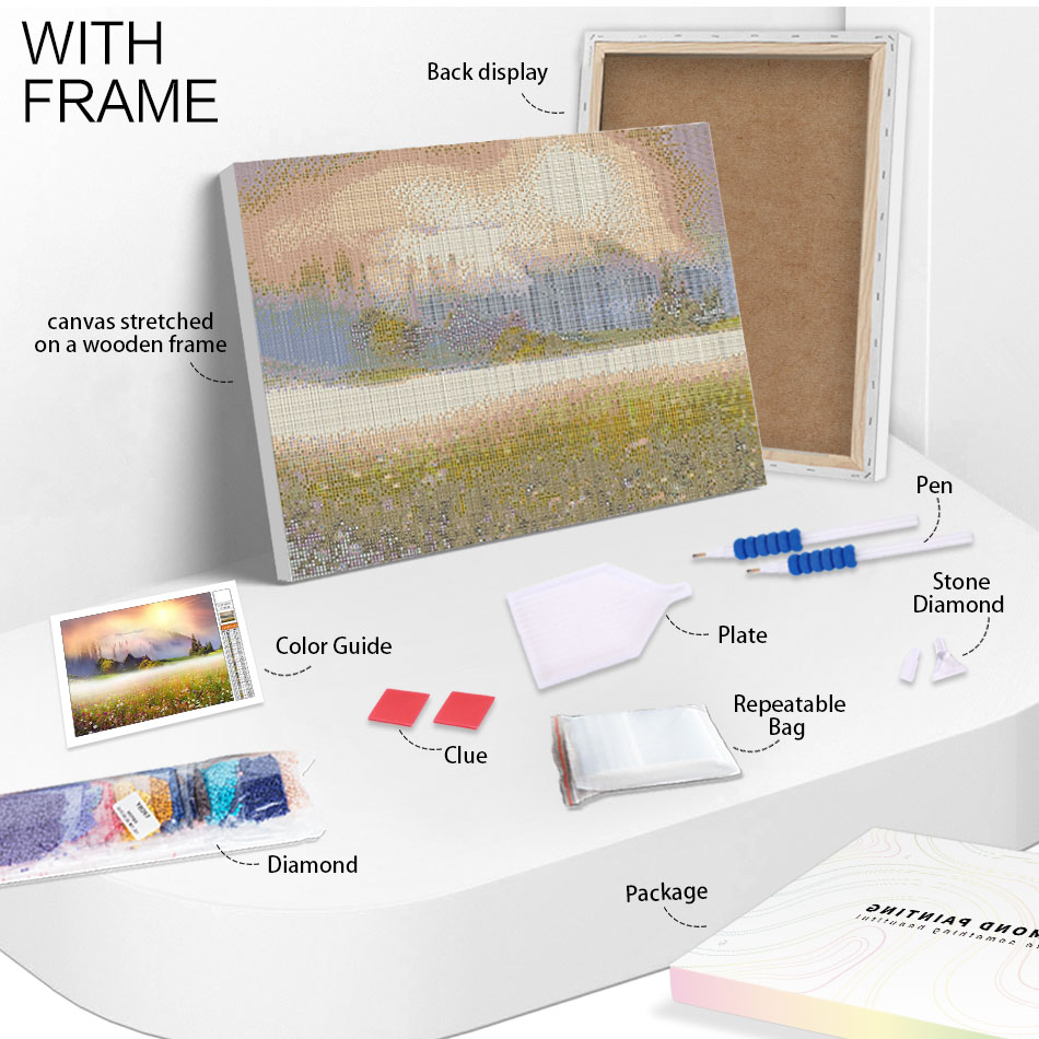 CHENISTORY 5D pittura diamante - Embroidery Roll Pattern recensione e prezzo