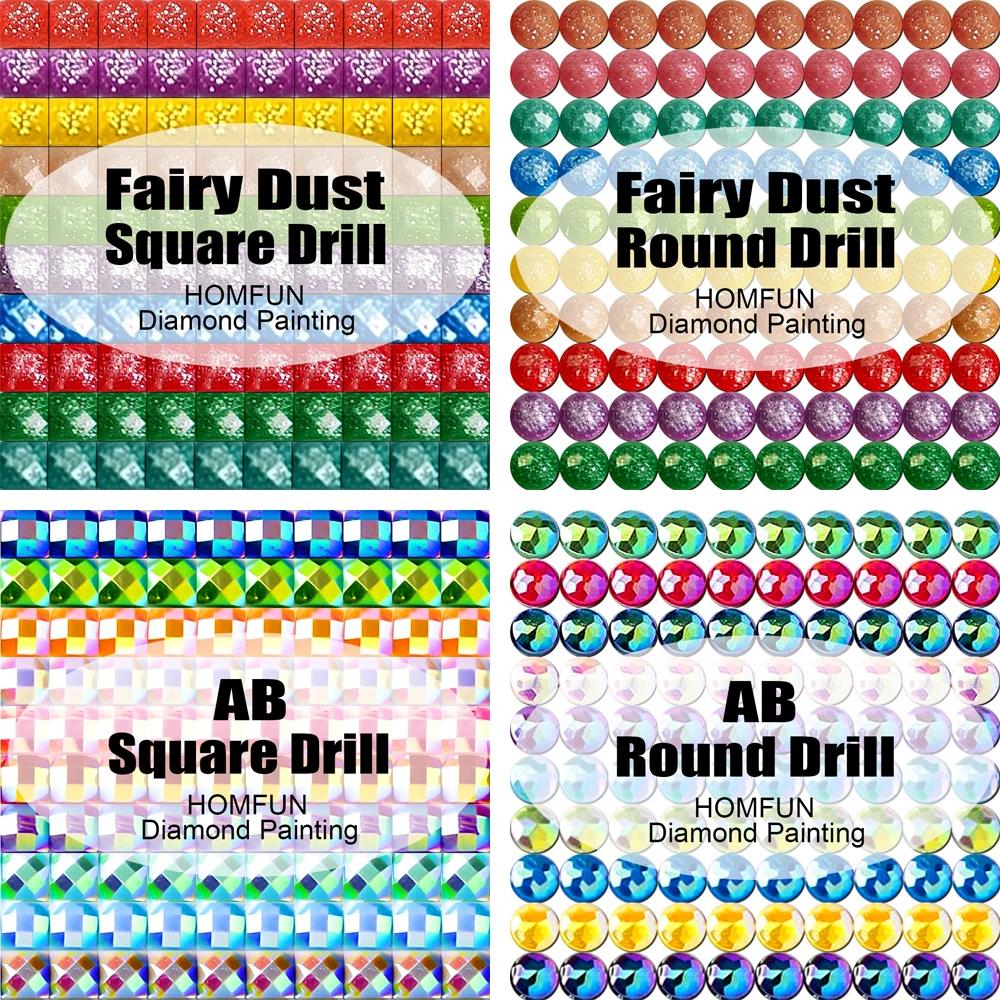 HOMFUN Fairy Dust AB Diamond r - Embroidery Roll Pattern recensione e prezzo