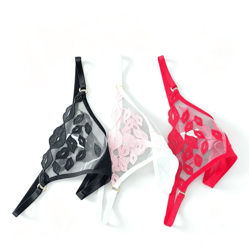 Comodi slip a vita bassa con r - Embroidery Lips recensione e prezzo