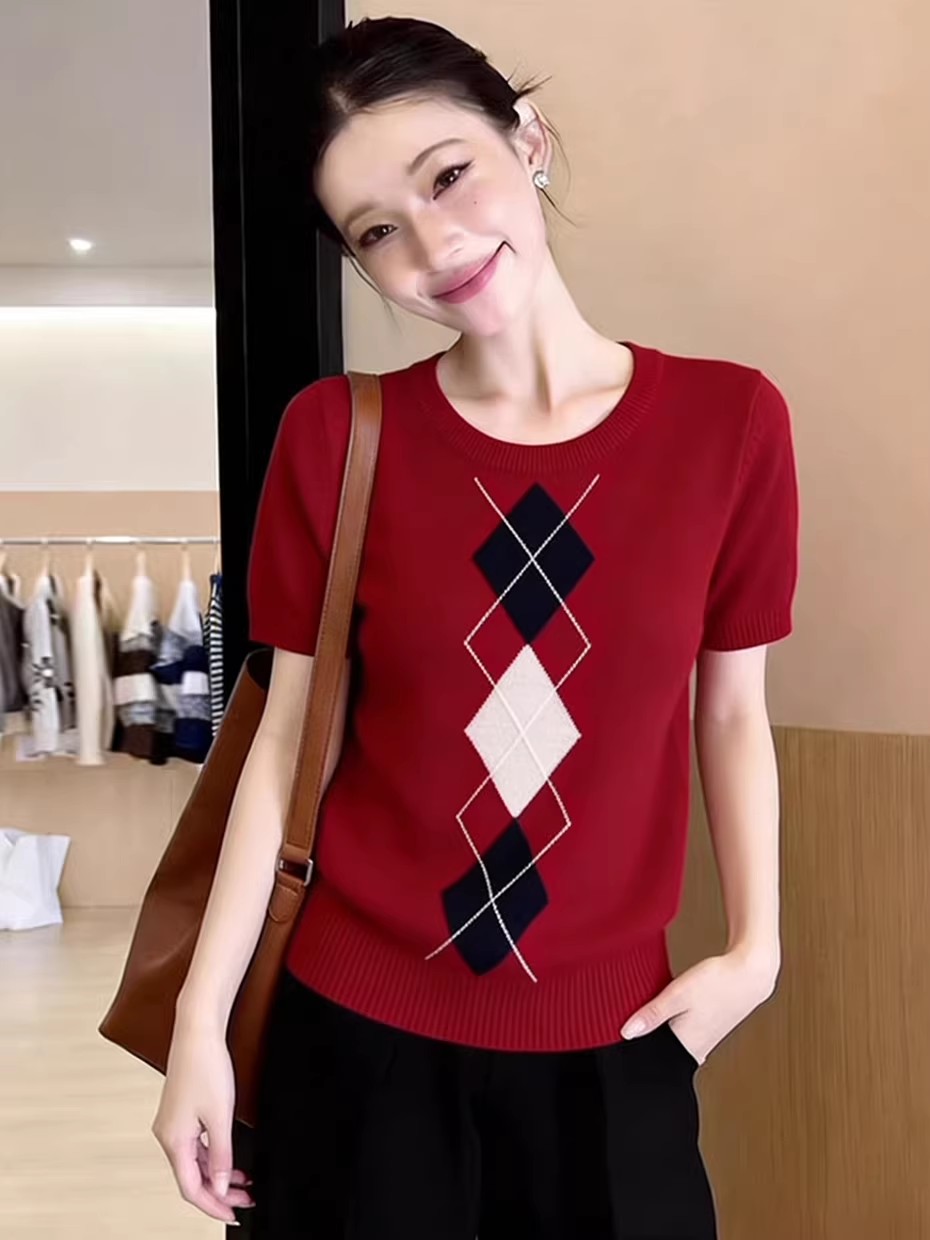 Top da donna a maniche corte c - Embroidery Unique Design recensione e prezzo