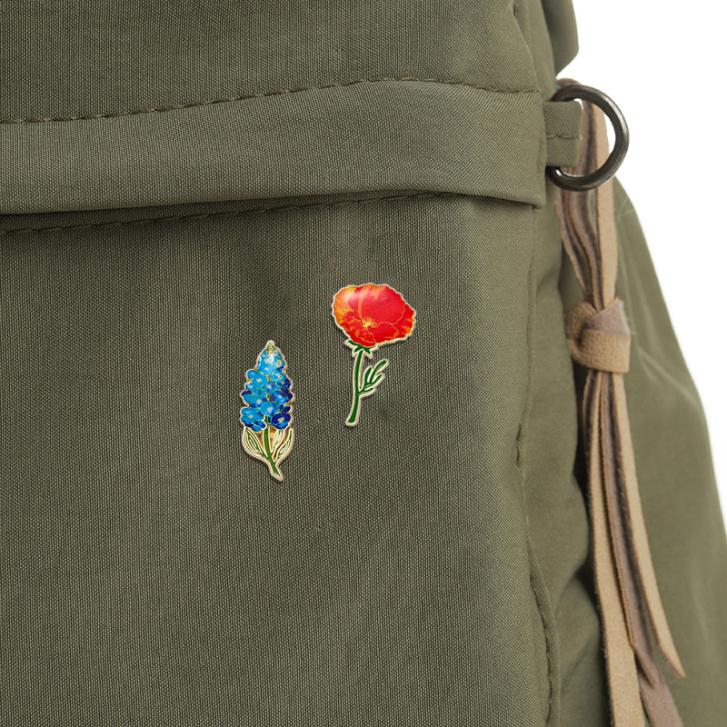 Spille smaltate a tema fiore g - Embroidery Lips recensione e prezzo